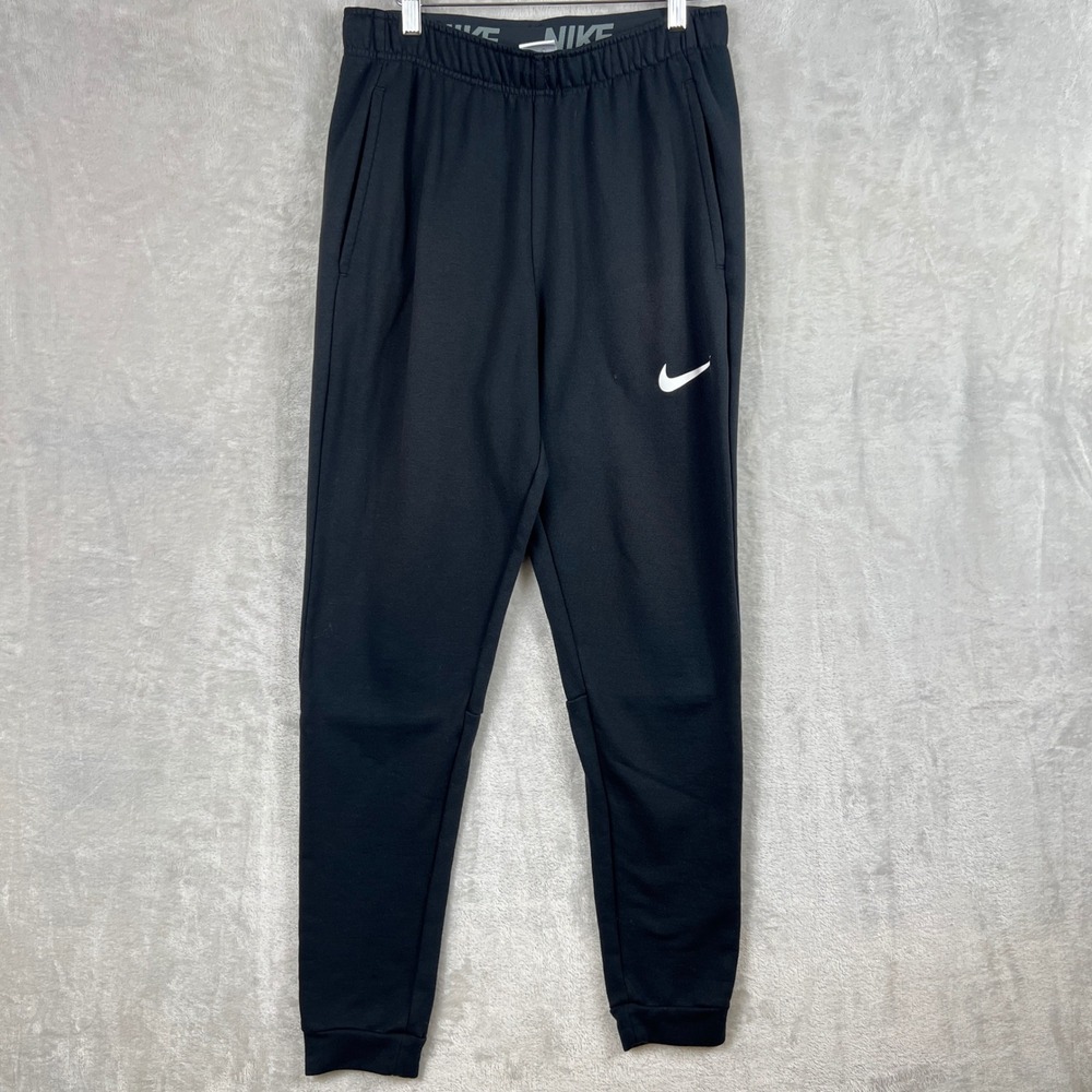 Nike Dri-Fit men's  Black Jogger Sweatpants Tall Medium Activewear Lounge Gym